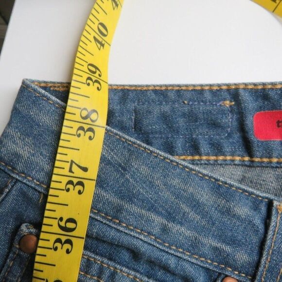 Adriano Goldschmied AG The Gemini Straight Jeans Women's Size 32 USA Denim Dark - Picture 15 of 15